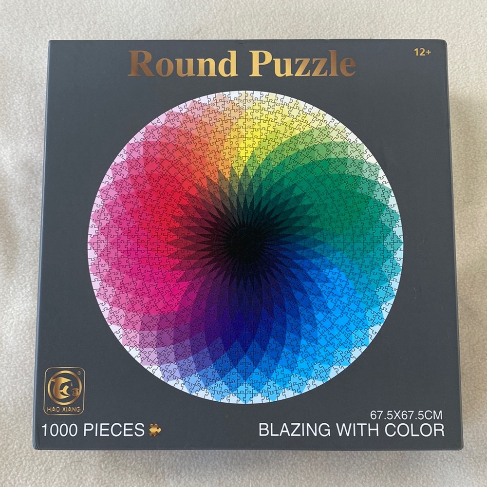 🌸 2/$12 🌸 Puzzle Round “Blazing With Color 1,000 Pieces